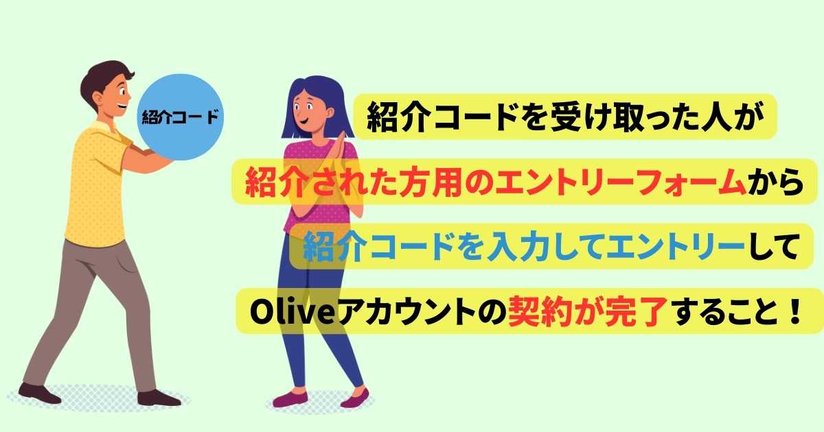 紹介コードをあげた人の条件