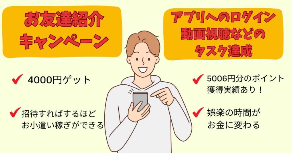 ティックトックライトでポイ活をする方法は2つ