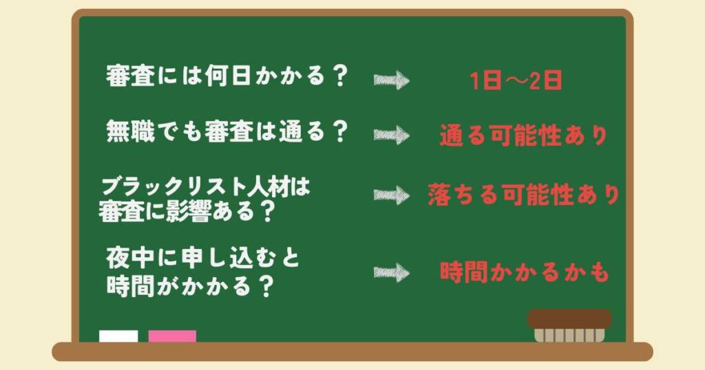 メルカードの審査についてよくある質問